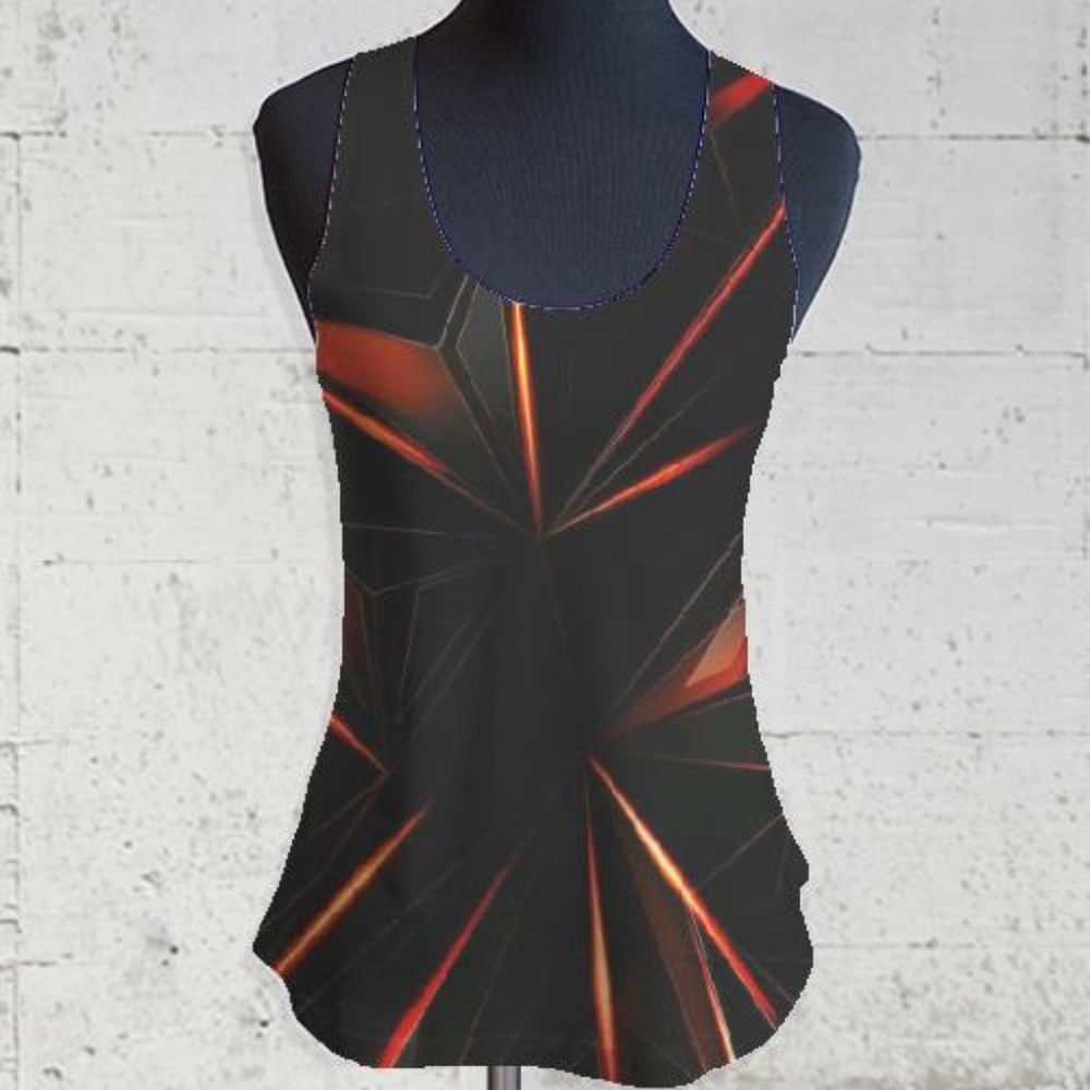 Black and Orange Crystals